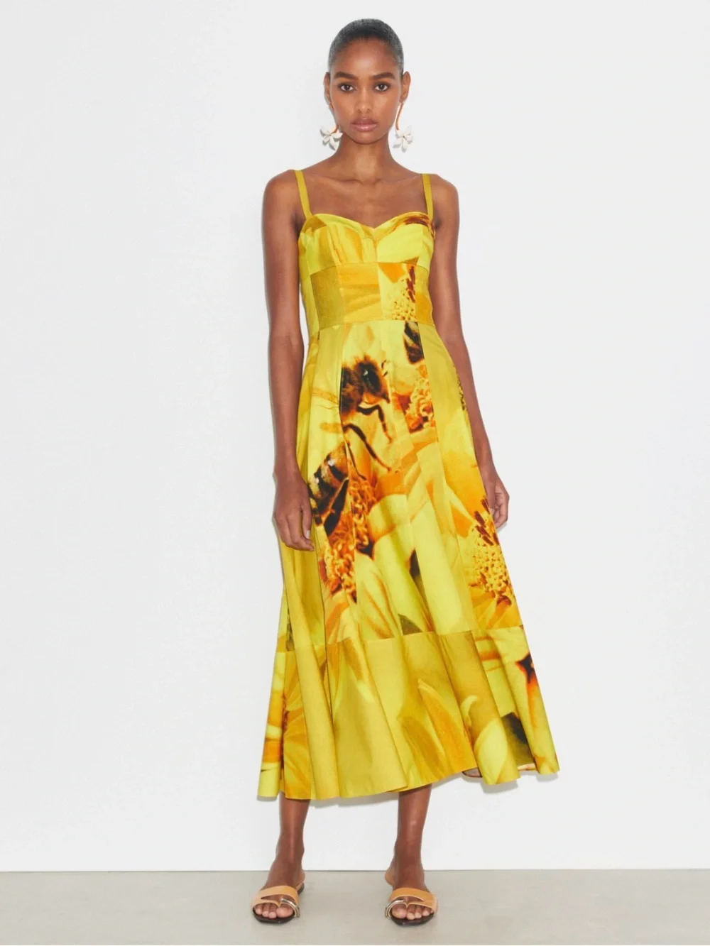 Tory Burch Popplin yellow dress